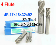 5 pçs/set 17.0 MM 4 Flauta HSS & Alumínio fresa fresa CNC cortador Bit Milling Machine tools ferramentas De Corte. Ferramenta de torno, fresa 2024 - compre barato