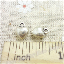 40 pcs  love Heart Charms  Pendant  Tibetan silver  Zinc Alloy Fit Bracelet Necklace DIY Metal Jewelry Findings 2024 - buy cheap