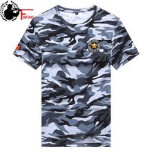 Military Camouflage Quickly Dry Men's T-shirt Big Size Plus Large 6XL 7XL 8XL Male Tshirt Summer Short Sleeves Camo Army T Shirt 2024 - buy cheap