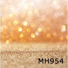 LB Polyester & Vinyl Dreamy Golden Glitters Shining Bokeh Sequin Portrait Photography Backdrop For Studio Photo Props Background 2024 - buy cheap