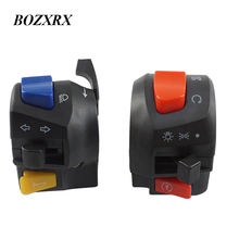 Bozxrx-interruptor para guidão de motocicleta, 7/8 ", 22mm, seta de buzina, luz de neblina, controle elétrico 2024 - compre barato