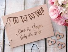 Custom Guestbook Customised Guest Book Hochzeit Gastebuch Love Banner Rustic Wedding Guest Book Wedding Guestbook 2024 - buy cheap