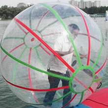 Цветной водный шар для ходьбы, диаметр 1,5 м, Зорб шар для водных игр, высококачественный Водяной Шар из ТПУ/шар для танца/шар для хомяка 2024 - купить недорого