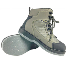 Фетровая обувь для рыбалки нахлыстом, противоскользящая подошва, кожаная обувь на шнуровке, FMD3 2024 - купить недорого