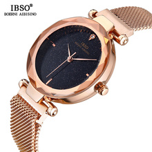 IBSO BRAND High Quality Women Wrist Watches Fashion Shining Dial Design Watch For Female Magnet Buckle Wristwatches 2024 - buy cheap