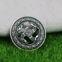 Langhong 10pcs Dragon Brooch Nordic Vikings Amulet Sweden Dragon Set Brooches Viking brosch jewelry Talisman 2024 - buy cheap