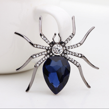  Fashion Rhinestone Brooch Pins,Charm Cute Spider Crystal Brooches for Women Men Breast Pin Scarf Buckle Brouch Corsage 2024 - buy cheap