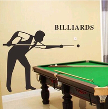 Wall stickers creative personality, bar billiards snooker club sticker decorative wall stickers KTV Cafe 2024 - buy cheap