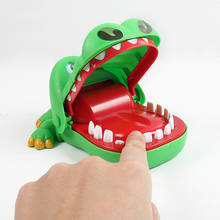Забавные игрушки крокодильчик дантист укус пальца игры Семья Новинка антистресс Смешные шокер зубы Шутки игрушки детские развивающие подарок 2024 - купить недорого