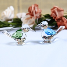 Figura de cristal de un pájaro para el hogar, figurita de Gorrión, pisapapeles, regalo, accesorios de decoración, 1 unidad 2024 - compra barato