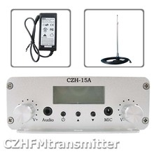 FMUSER CZE-15A 15W  FM stereo PLL broadcast transmitter radio 87.5-108mhz +antenna for car  kit free shipping 2024 - buy cheap