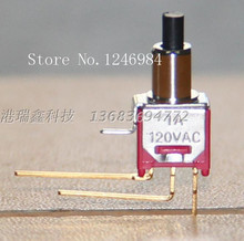[Sa] TS-22B único tripé escoliose dourado m5.08 pequeno interruptor de alternância botão de reset normalmente aberto normalmente fechado taiwan sh-50 pces/ 2024 - compre barato
