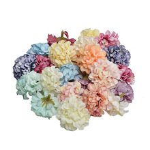 Artificial de flor de hortensia de la decoración de la boda de hortensia flor eterna Diy artesanía decoración de casa 10 unids/lote AQ220 2024 - compra barato