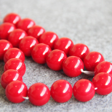 14 мм яркие красные стеклянные бусины в виде ракушки, аксессуары, изящные 15 дюймов, 2 шт./лот, для женщин, подходит для ожерелья и браслетов 2024 - купить недорого