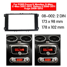 2 Din Car Radio Fascia for Ford Focus II Mondeo Kuga S-Max C-Max Galaxy II Stereo Dash Kit Fit Installation Trim Facia Frame 2024 - buy cheap