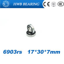 2Pcs 6903-2RS 6903 RS  61903-2RS Deep Groove Ball Bearings 17 x 30 x 7mm Free shipping 2024 - buy cheap