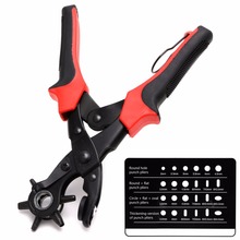 6 Sized Heavy Duty Leather Belt Eyelet Holes Punch Pliers Revolving Hand Punches Belt New 2024 - buy cheap