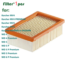 1pcs KARCHER Filter for KARCHER MV4 MV5 MV6 WD4 WD5 WD6 wet&dry Vacuum Cleaner replacement Parts#2.863-005.0 hepa filters 2024 - buy cheap