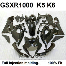 Cheap injection molding fairings for Suzuki GSXR1000 05 06 black motorcycle fairing kit GSXR 1000 2005 2006 VN31 2024 - buy cheap
