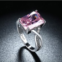 2021 nuevo verano de corazón con incrustaciones de cristal de Swarovskis anillo para mujeres de moda par de anillos joyería al por mayor 2024 - compra barato