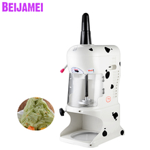 BEIJAMEI Wholesale Commercial Automatic Ice Crusher Shaver 90kg/h Electric Sand Ice Machine Block Ice Planer 2024 - buy cheap