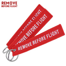 Keychain Remove Before Flight Aviation Gifts Tag Keychains for Motorcycles and Cars Key Fobs OEM Chain Keychain Jewelry 3PCS/LOT 2024 - buy cheap