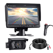 Waterproof Backup Camera Monitor Kit for Truck RV Trailer Bus Van Pickup Trucks Motor Home Car Reverse Camera with Night Vision 2024 - buy cheap