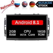 Navegação gps do carro do andróide 8.1 do núcleo de octa para o dodge 2004-2008 do jipe de chrysler 300c nenhum leitor de dvd unidade principal do gravador de fita dos multimédios 2024 - compre barato