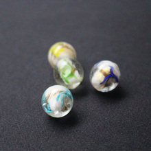 10pcs/lot 12mm 14mm Lampwork Glass Beads With  Color Gold rotation Mix Color for  earring necklace making 2024 - buy cheap