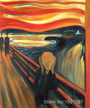 Modern painting on canvas The Scream Edvard Munch High quality Hand painted 2024 - buy cheap