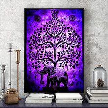 Thailand Elephant And Tree Canvas Art Print Painting Poster Wall Picture For Living Room Home Decorative Bedroom Decor No Frame 2024 - buy cheap