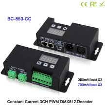 Controlador maestro dmx de luz led RGB 3CH; Decodificador led CC PWM DMX512 350mA 700mA; Decodificador led CV PWM DMX512 para cinta LED 2024 - compra barato