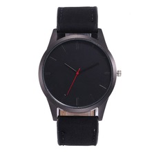 Reloj Hombre Fashion Men Watch Large Dial Military Quartz Leather Sport Watches High Quality Clock Wristwatch Relogio Masculino 2024 - buy cheap