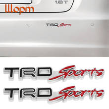 2 шт., металлическая 3d-наклейка для автомобиля, Наклейка для Toyota TRD RAV4 REIZ COROLLA, Стайлинг для автомобиля, аксессуары для камеры 2024 - купить недорого