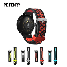 22mm silicone pulseira de substituição para xiaomi huami amazfit stratos 3/2/2s banda de relógio inteligente para amazfit ritmo/gtr 47mm acessórios 2024 - compre barato