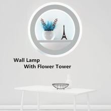 3 years warranty 25W Wall Lamp with Flower Tower AC 85-265V LED Wall Light for indoor 5730CHIP acrylic Frosted body wall light 2024 - buy cheap