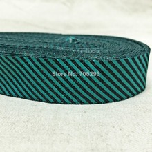 2015 NOVA atacado de 7/8 "10 jardas/lotes Tecido Jacquard fita laço de Fita de 22mm Azul e listras pretas kt2015031705 2024 - compre barato