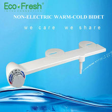Ecofresh Hot Cold Water Non-Electric simple Toilet Seat Bidet Sprayer Nozzle Toilet Seat Gynecological Washing shower 2024 - buy cheap