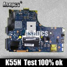 Asepcs k55n placa-mãe do portátil para For Asus k55n k55de k55dr k55d k55 teste original mainboard 2024 - compre barato