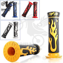 4 colors Available motocross handlebar grips universal pro motorcycle handle bar grip motorbike hand grip blue yellow white blue 2024 - buy cheap