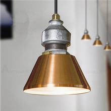 LukLoy Hanglamp Lâmpada Barra de Luz Pingente de Loft Industrial Pingente de Bronze Do Vintage Retro Luminária de Iluminação de Suspensão 2024 - compre barato