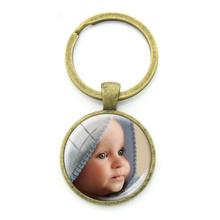 TAFREE Photo keychain Custom Key Chain Photo of Your Baby Child Mom Dad Grandparent Loved Gift for Family  NA01 2024 - buy cheap