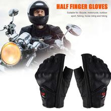 Motorcycle Gloves Half Finger Gloves Unisex Mitt Fingerless Glove For Men Women Scooter Moto Mitten Electric Bike Racing Cycling 2024 - buy cheap