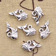 15pcs Charms Double Sided Whale 15x10mm Antique Making Pendant fit,Vintage Tibetan Bronze Silver color,DIY Handmade Jewelry 2024 - buy cheap