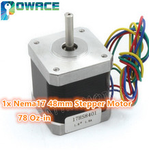 3D printer!! Nema17 CNC Stepper Motor 78 Oz-in/48mm/1.8A Stepping Motor CNC Router Mill Cut Laser Engraving Plasma 2024 - buy cheap