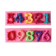 3D 0-10 Number /Digit Shape Silicone Cake Mold Cupcake Cookie Chocolate Kitchen Baking Mould Fondant Cake Decorating Tools 2024 - buy cheap