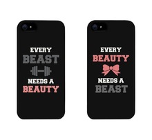 Beauty and Beast Lovers Pink Bow Cell Phone Print Hard Sweetheart Cases Cover Skin for iphone 4/4s/5/5s/5c/6/6s/6plus/6s plus 2024 - buy cheap