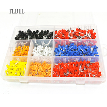1450 pcs 8 value Wire Copper Crimp Connector Insulated Cord Pin End Terminal AWG 22 to 10 Ferrules Kit 2024 - buy cheap