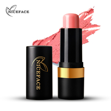 NICEFACE Makeup Baked Blush Natural Color Blusher Waterproof Highlighter Stick Easy to Wear Brighten Powder Cream Face Blush 2024 - buy cheap