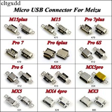 Cltgxdd Micro Mini USB conector de carga del cargador conector puerto de alimentación de Jack para Meizu M15 más Pro7 Pro6 Pro6S MX6 MX5 MX4 pro MX3... 5pin 2024 - compra barato